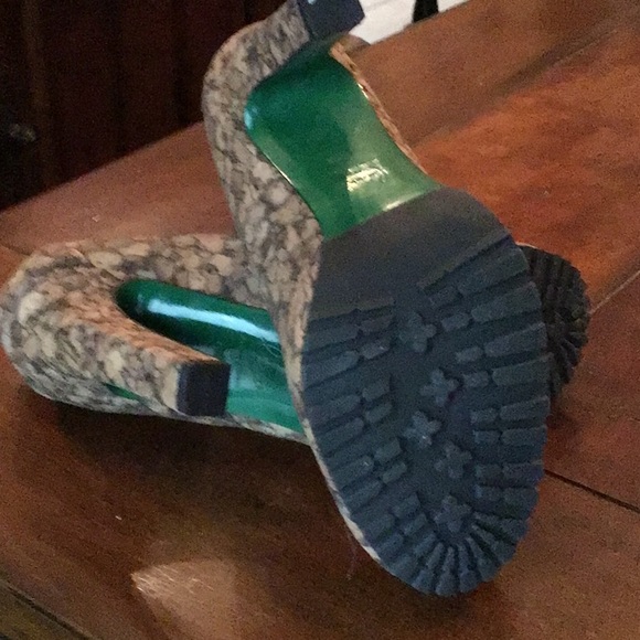 Donald Pliner Cork Textured Heels - Picture 4 of 4